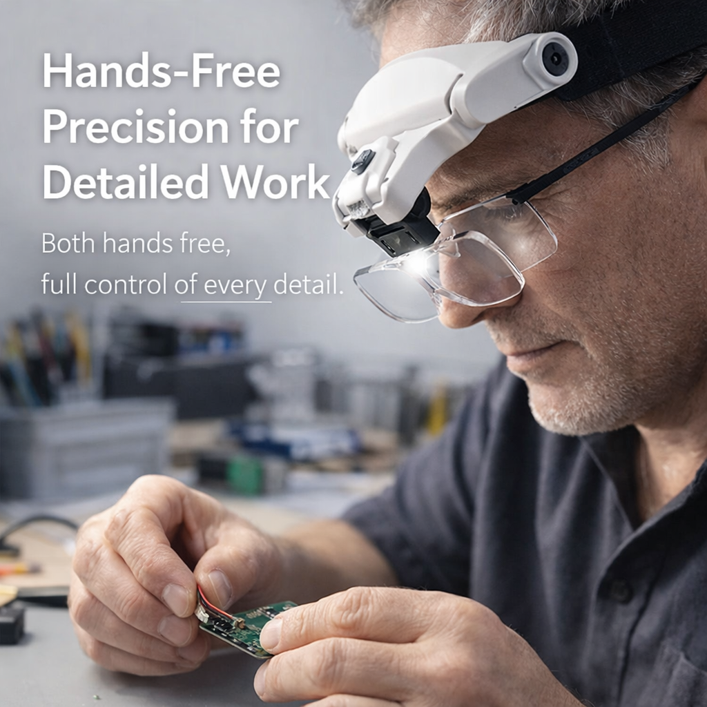 ClearSight™ Magnifying Headset [See Every Detail Comfortably]