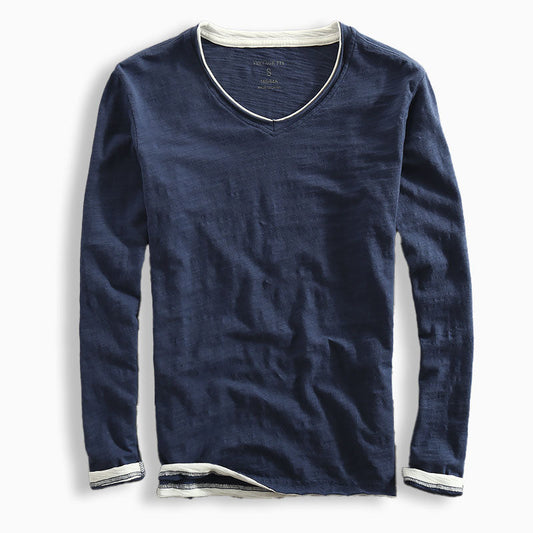 Riku Long-Sleeve Organic Cotton Shirt