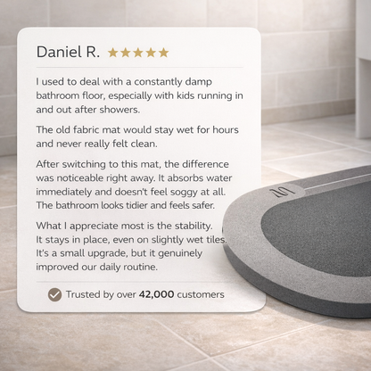 AquaDry™ Instant Dry Bath Mat